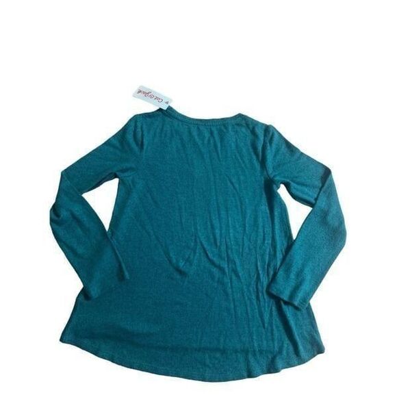 Cat & Jack Girls Green top size 7-8 - Picture 3 of 8